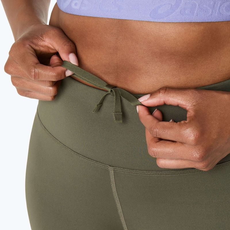 Colanți de alergare pentru femei ASICS Core Tight dark olive 5