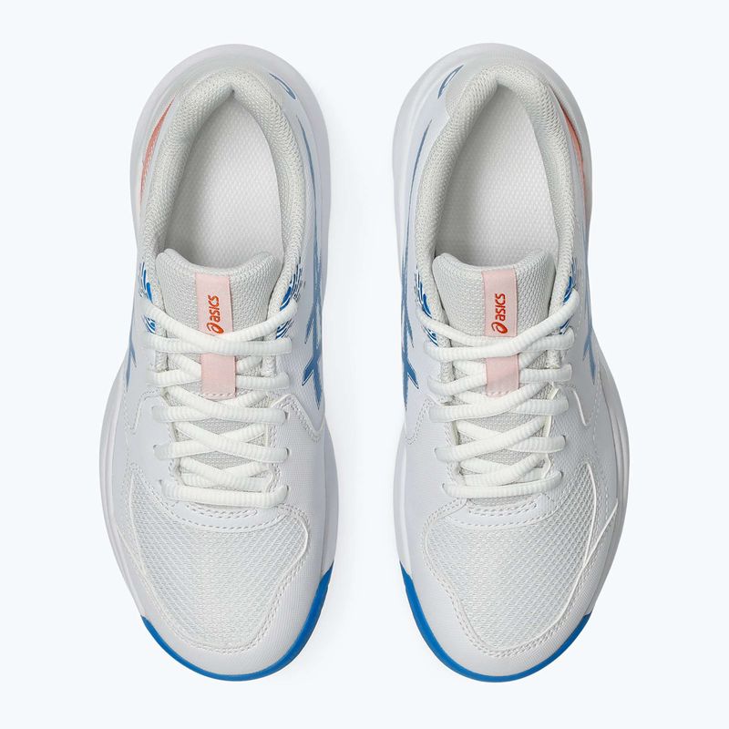 Încălțăminte de tenis pentru copii ASICS Gel-Dedicate 9 GS white/directoire blue 5