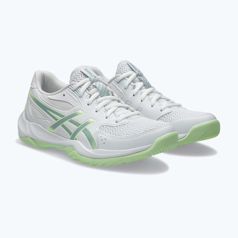 Încălțăminte de volei pentru femei ASICS Gel-Rocket 12 white/ocean haze 8