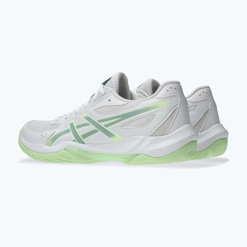 Încălțăminte de volei pentru femei ASICS Gel-Rocket 12 white/ocean haze 11