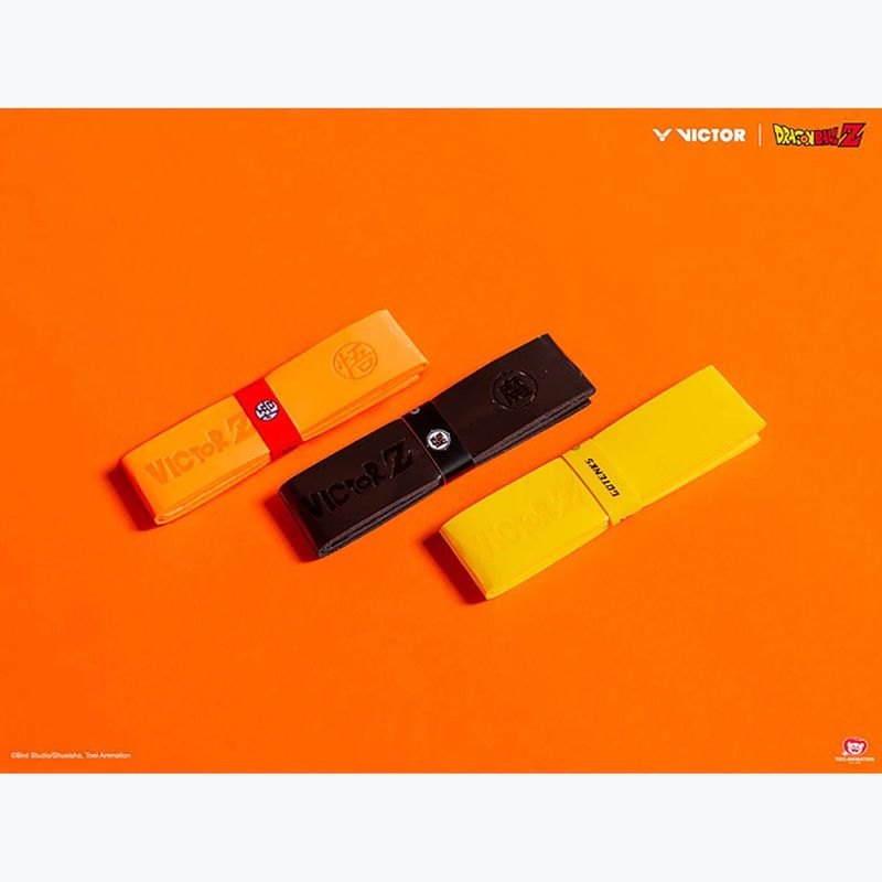 Înveliș pentru rachete de badminton VICTOR Dragon Ball Z Grip neon yellow 2