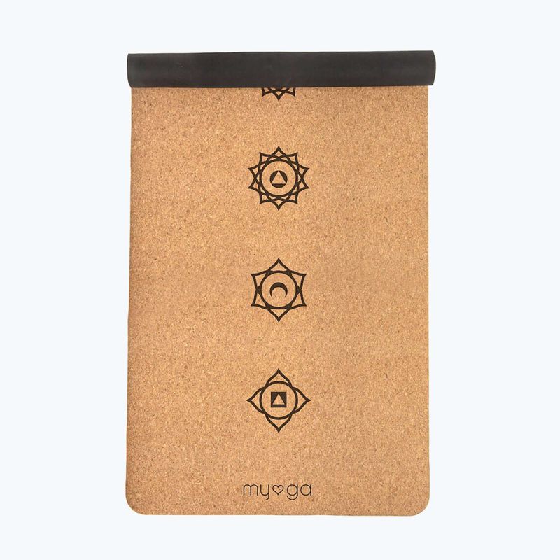 Covoraș de yoga Myga Chakra XL 6 mm brown 2