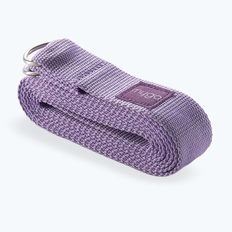 Set de yoga Myga Chakra Yoga Set mat + block + purple strap 8