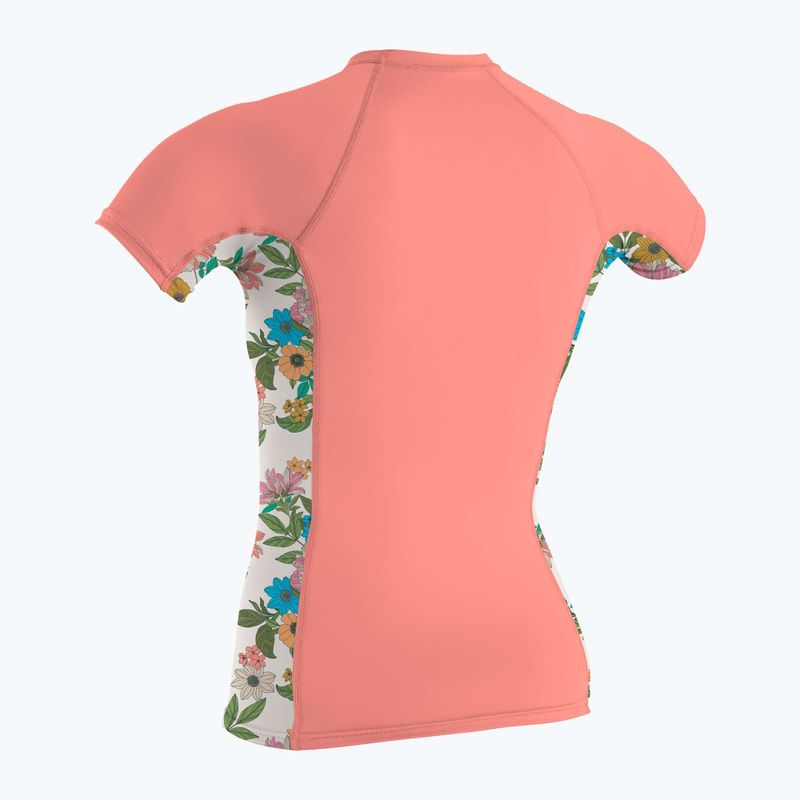 Tricou de înot pentru femei O'Neill Side Print Rash Guard desert flower/cara floral 2