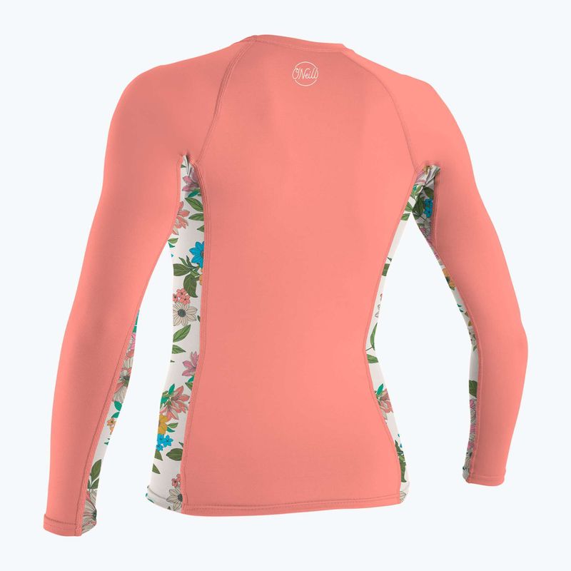 Longsleeve de înot pentru femei O'Neill Side Print Rash Guard desert flower/cara floral 2