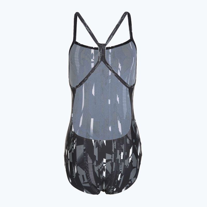 Costum de baie pentru femei dintr-un element Speedo Allover Rippleback black 2