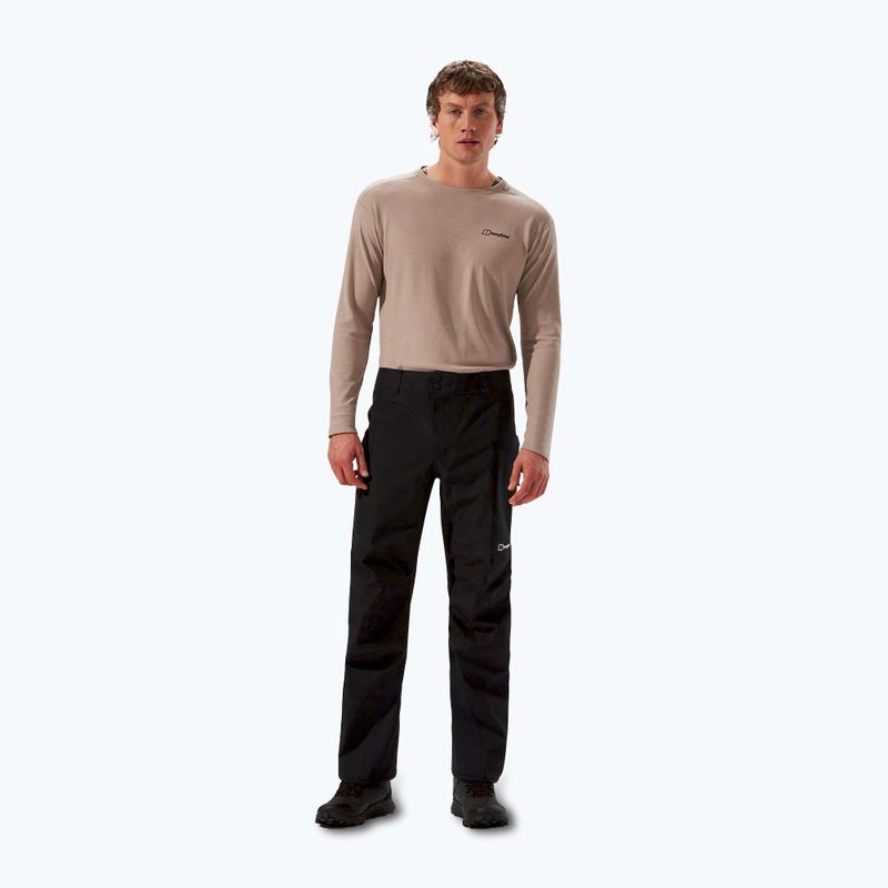 Pantaloni de ploaie pentru bărbați  Berghaus Ridge-Hiker GTX black 2