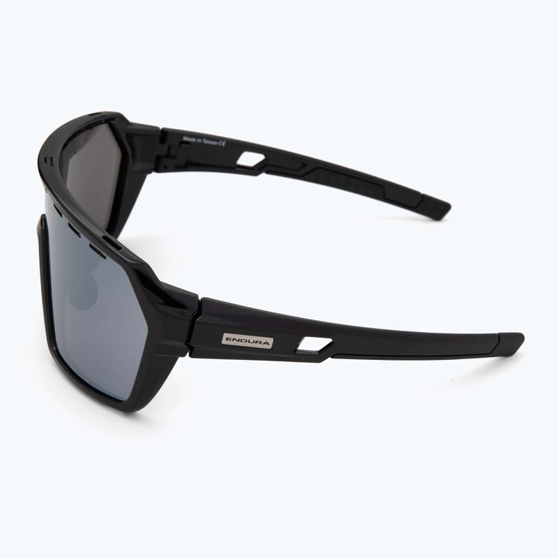 Ochelari de soare Endura Singletrack black/platinum revo smoke/clear silver flash mirror 5