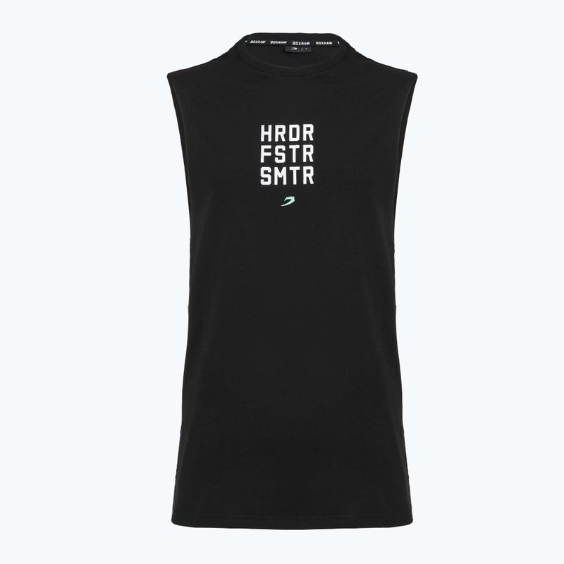 Tricou pentru bărbați Boxraw HRDR FSTR SMTR Muscle Tank Black 7