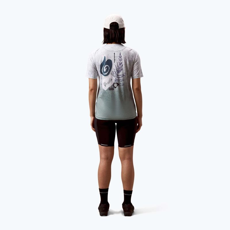 Tricou de ciclism pentru femei Endura Singletrack Print W aero blue 3