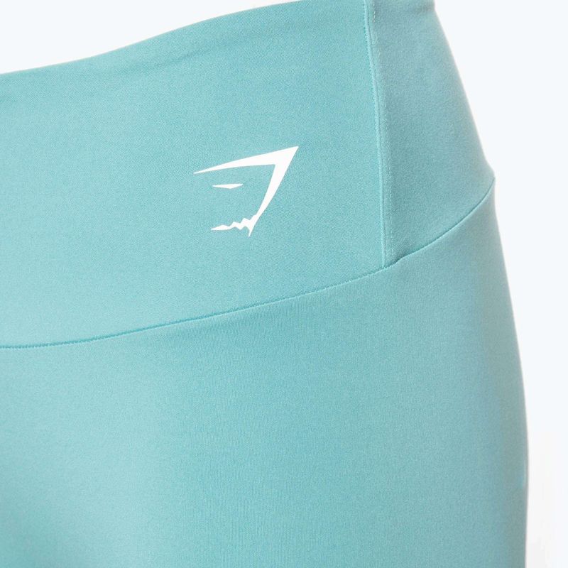 Colanți de antrenament pentru femei Gymshark Training Cropped teal 3