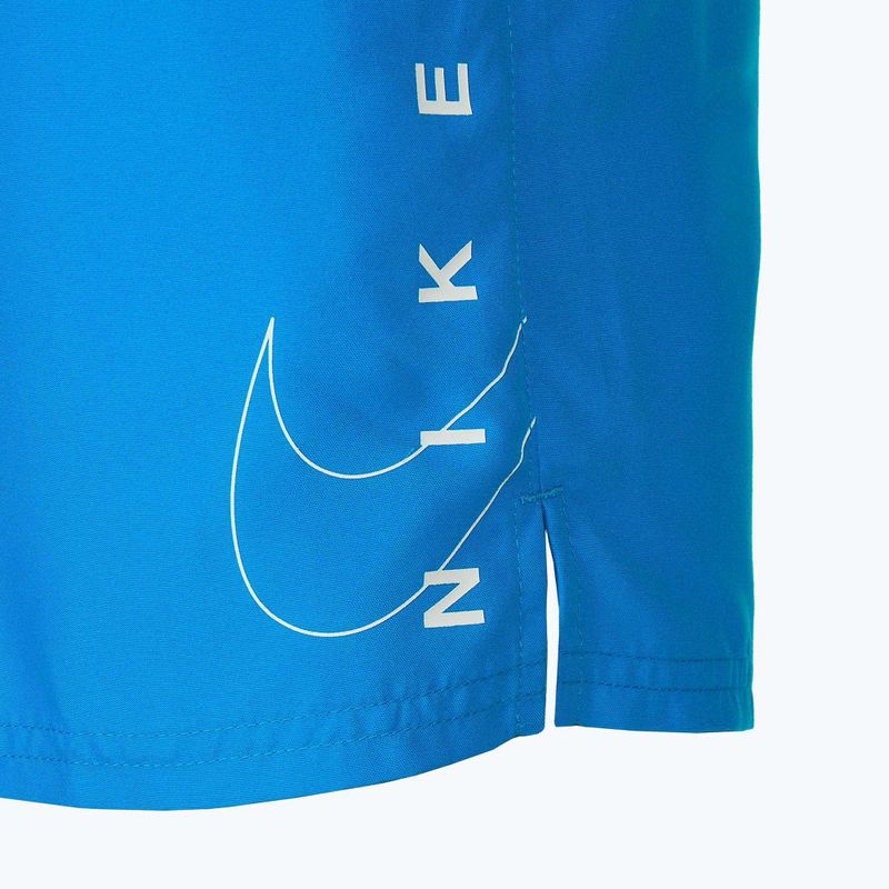 Pantaloni scurți de baie Nike Swoosh Break 5" Volley pentru bărbați, albastru NESSC601-458 5