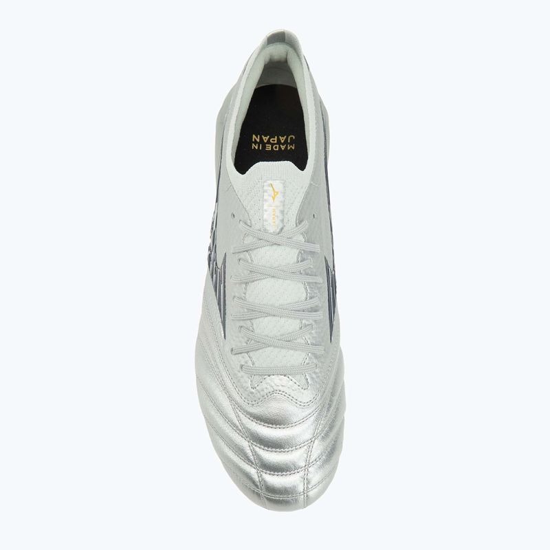 Ghete de fotbal pentru bărbați Mizuno Morelia Neo IV β Japan Fg galaxy silver/8605c/coolgray3c 5