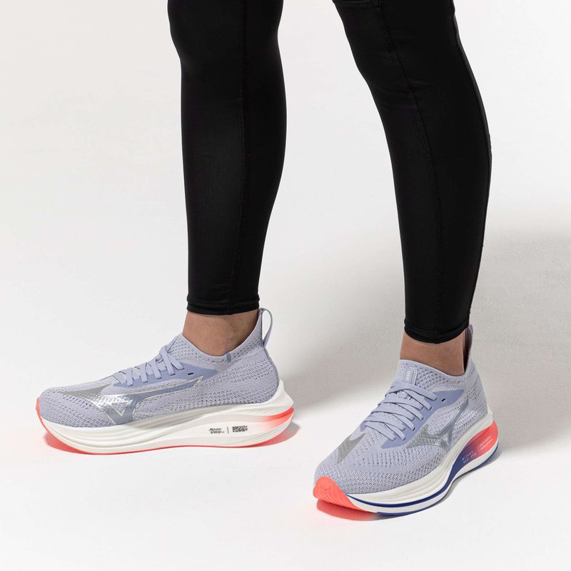 Încălțăminte de alergare pentru femei  Mizuno Neo Zen icelandic blue/silver/striking coral 8