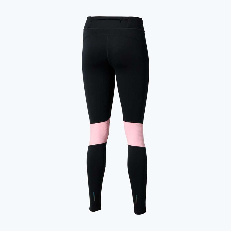 Colanți de alergare pentru femei Mizuno Active Warmalite Long black/mauve 2