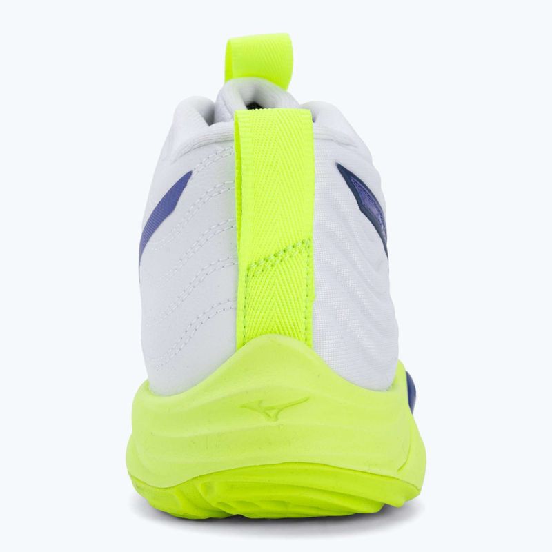 Încălțăminte de volei Mizuno Wave Momentum Elite Mid white/lightning yellow/dazzling blue 6
