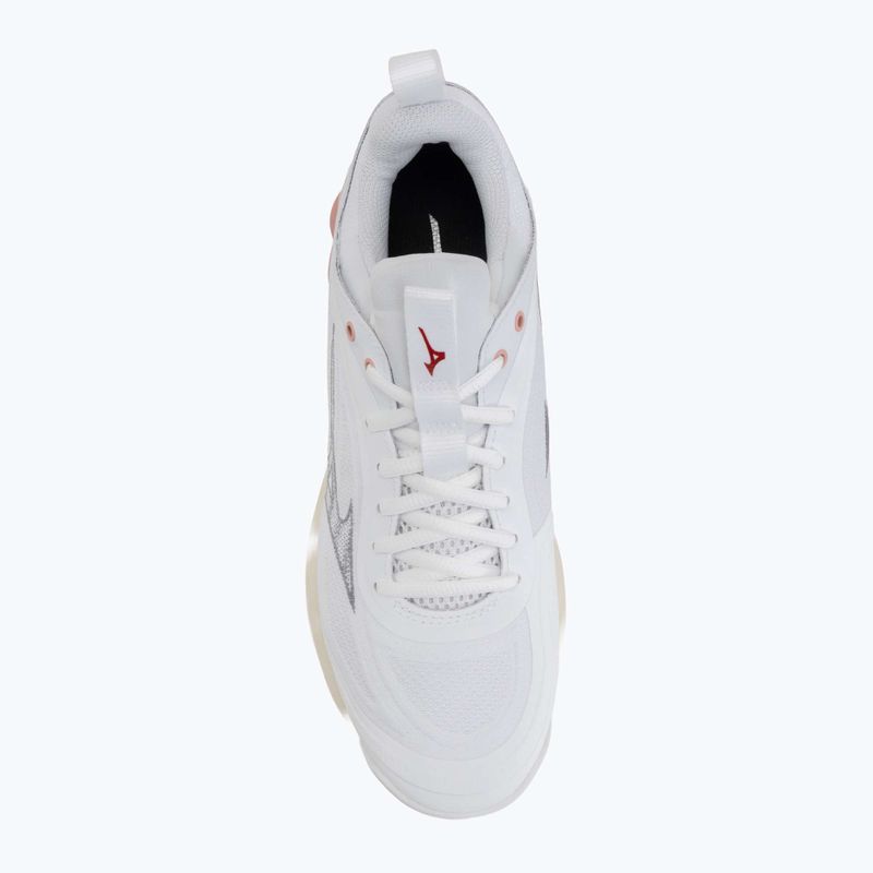 Încălțăminte de volei Mizuno Wave Luminous 3 white/rose elegance/lava falls 5