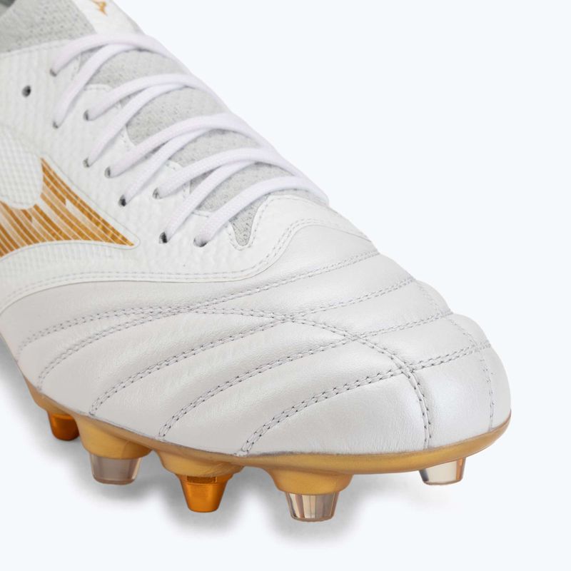 Încălțăminte de fotbal Mizuno Morelia Neo IV Beta Elite Mix white/mp gold/cool gray 3c 7