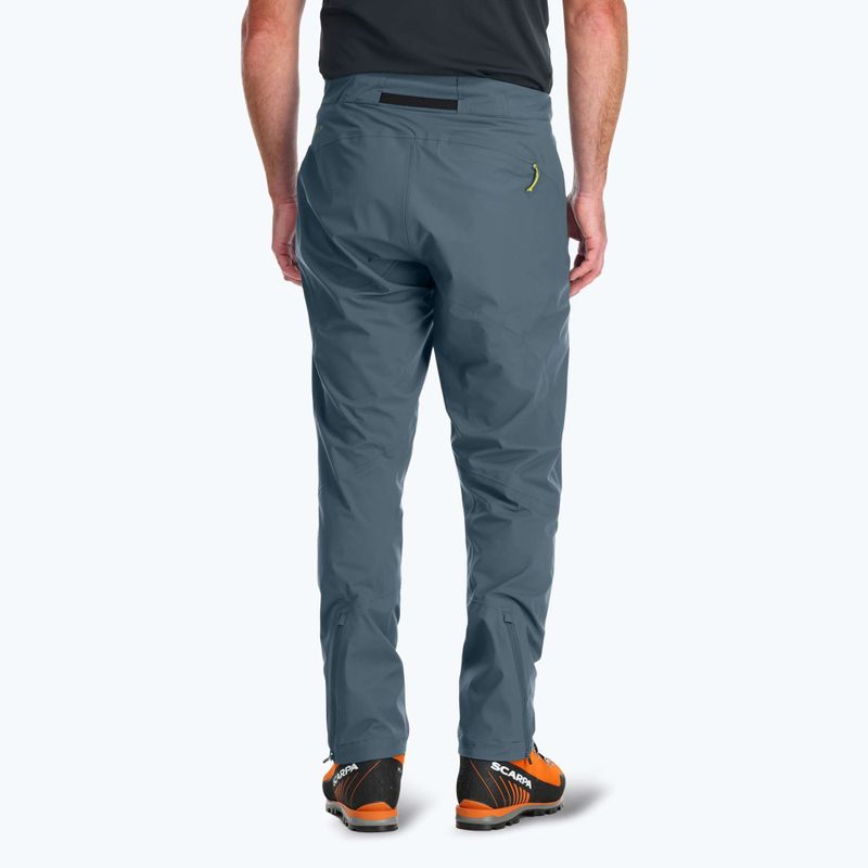 Pantaloni cu membrană pentru bărbați  Rab Kinetic Alpine 2.0 orion blue 3