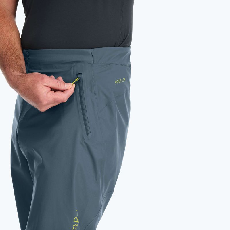 Pantaloni cu membrană pentru bărbați  Rab Kinetic Alpine 2.0 orion blue 5