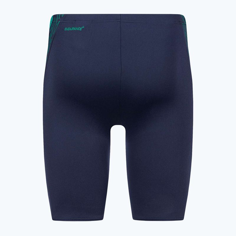 Pantaloni de baie Speedo Hyper Boom Splice pentru bărbați, bleumarin/verde 7