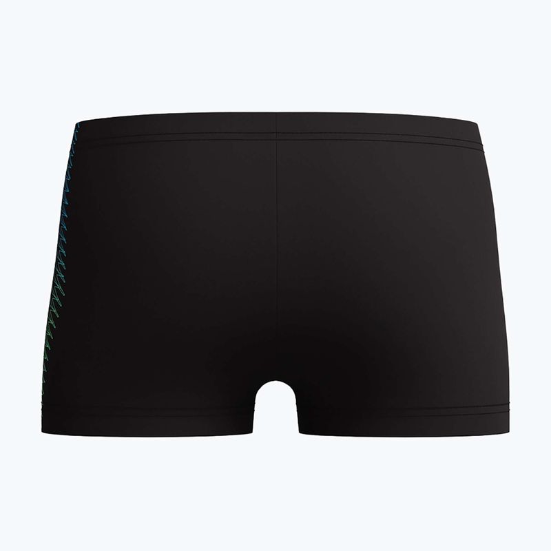 Boxeri de înot pentru copii Speedo Plastisol Placement Aquashort black/alfalfa green 2