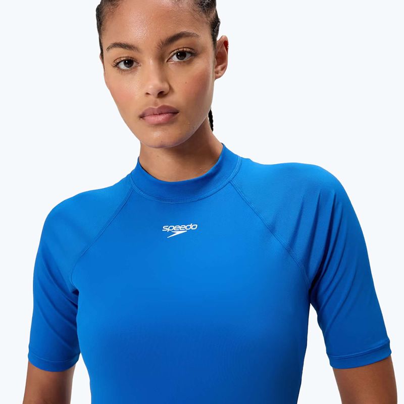 Tricou de înot pentru femei Speedo Endurance+ Rash Guard Turkish Sea 4