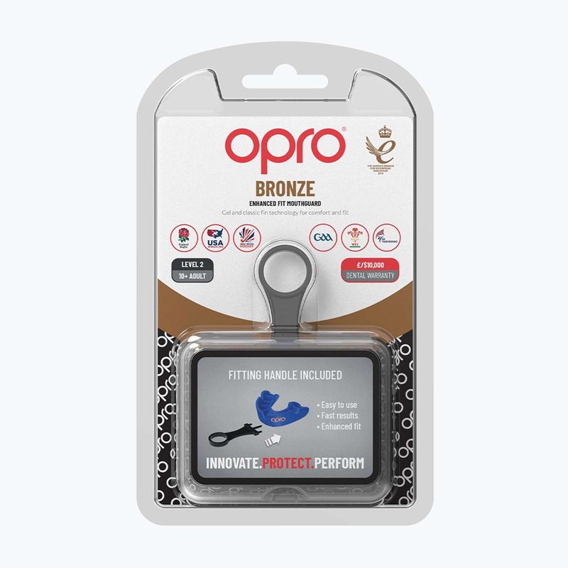 Protector de maxilar Opro Bronze GEN5 albastru 2
