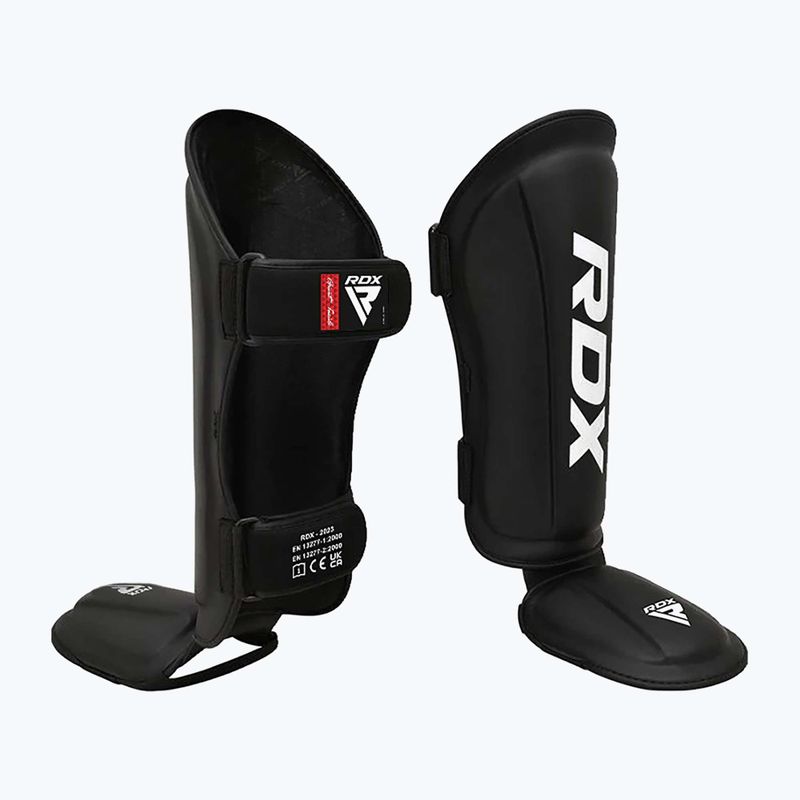 Apărători pentru tibie și picior RDX T1 Shin Instep Guards black 2