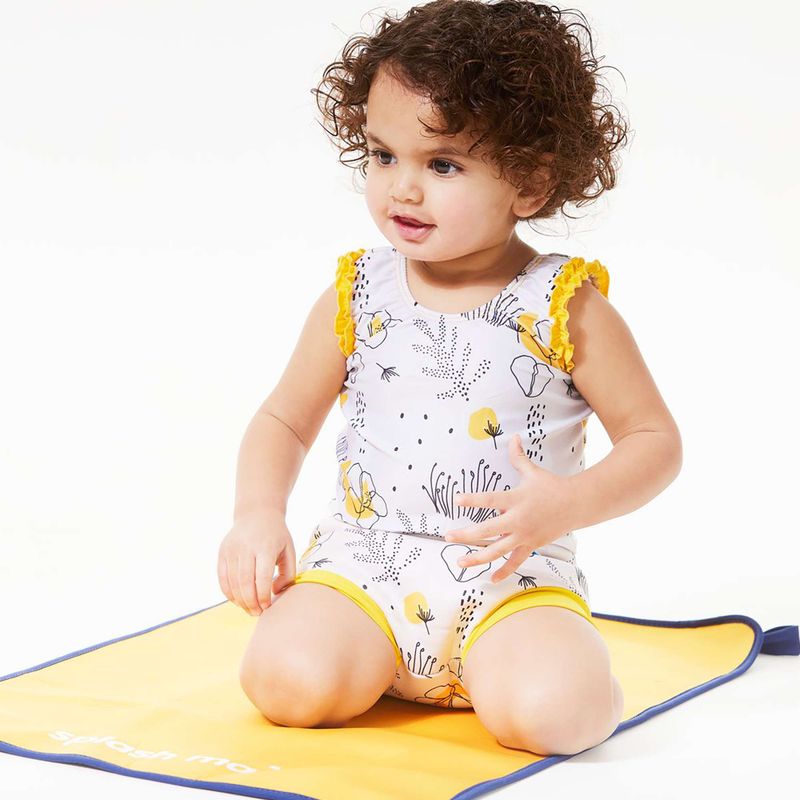 Costum de baie dintr-o piesă pentru copii  Splash About Happy Nappy flowe meadow 5