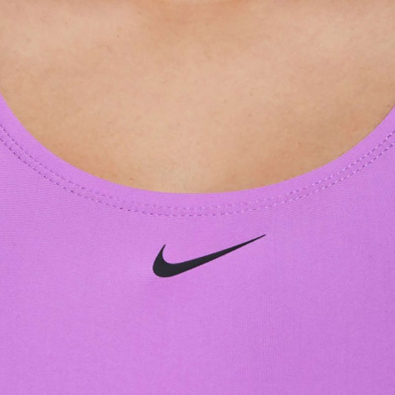 Costum de baie o piesă pentru femei Nike Logo Tape Fastback fuchsia dream 8