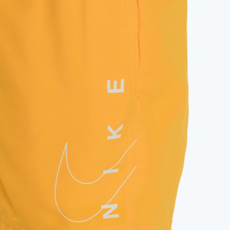 Pantaloni scurți de înot pentru copii Nike Split Logo 4" Volley laser orange 3