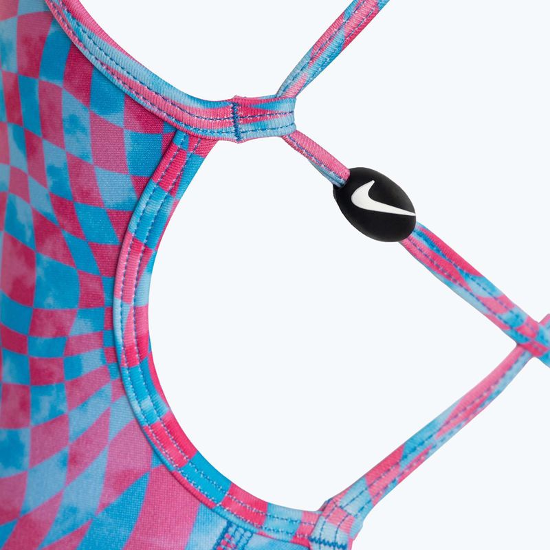 Costum de baie dintr-o bucată pentru copii Nike Hydrastrong Lace Up Back university blue 4
