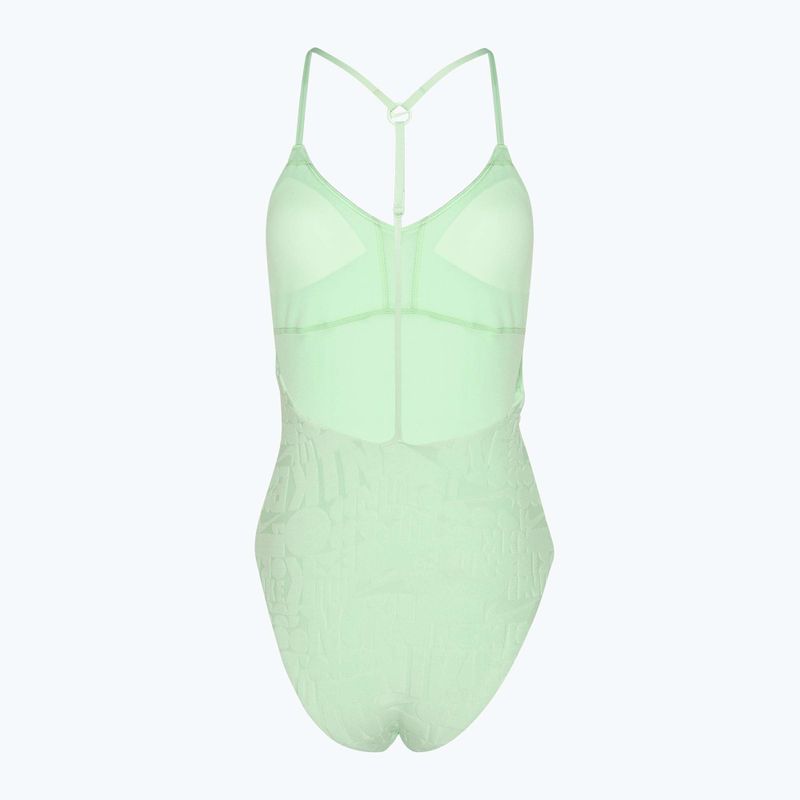 Costum de baie dintr-o bucată pentru femei Nike Retro Flow Terry vapor green 2