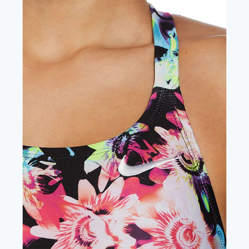 Costum de baie dintr-o piesă pentru femei Nike Hydrastrong Multi Print Fastback rainbow 7