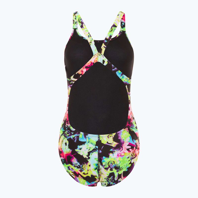 Costum de baie dintr-o piesă pentru femei Nike Hydrastrong Multi Print Fastback rainbow 2