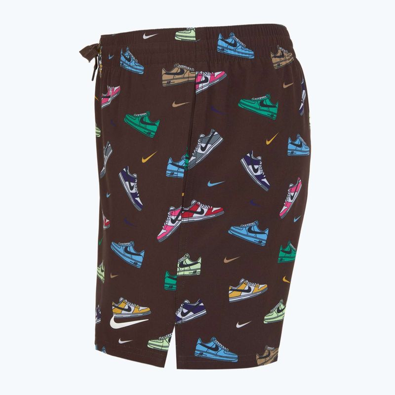 Șort de înot pentru bărbați Nike Multi Print 5" Volley baroque brown 7