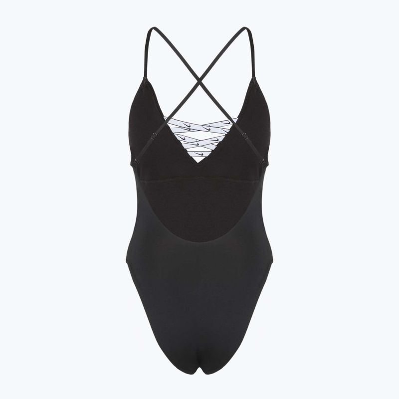 Costum de baie dintr-o piesă pentru femei Nike Sneakerkini 2.0 Crossback black 2