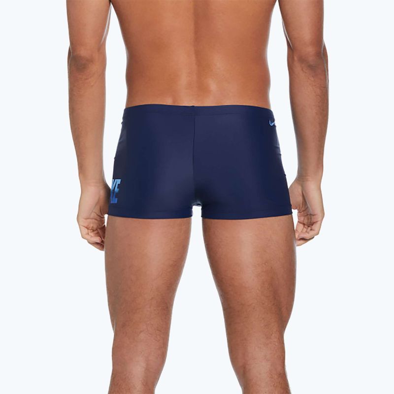 Boxeri de înot pentru bărbați Nike Ocean Merge Square Leg midnight navy 7