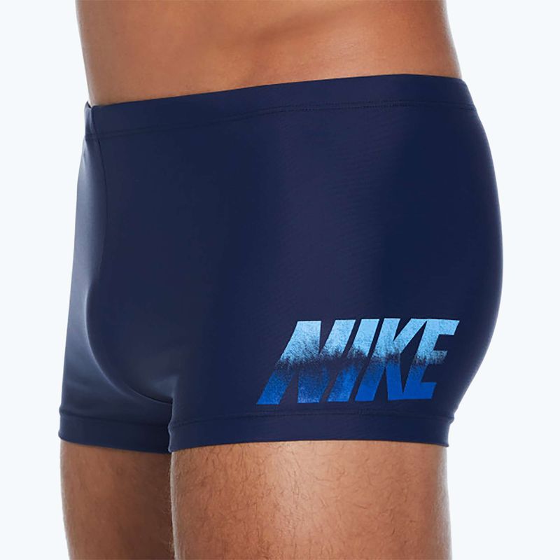 Boxeri de înot pentru bărbați Nike Ocean Merge Square Leg midnight navy 8