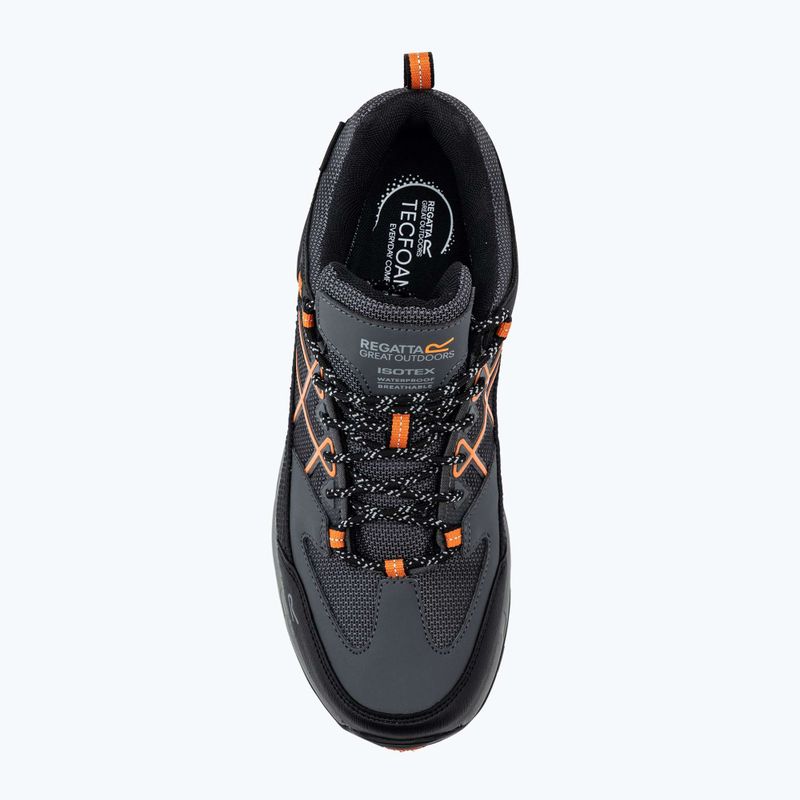 Încălțăminte de trekking pentru bărbați REGATTA Samaris III Low granite/blaze orange 5