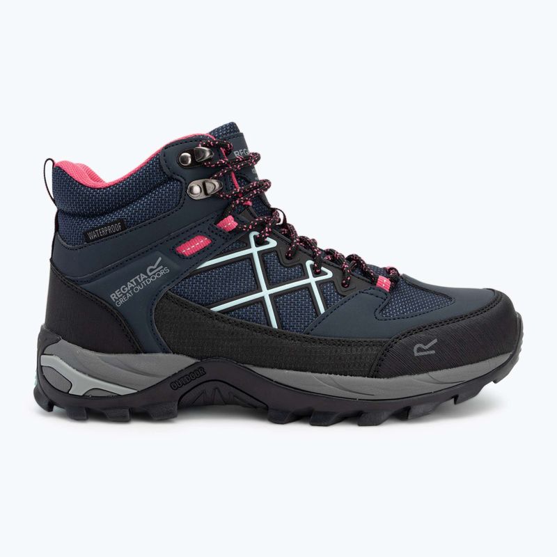 Încălțăminte de trekking pentru femei REGATTA Samaris III navy/pink 2