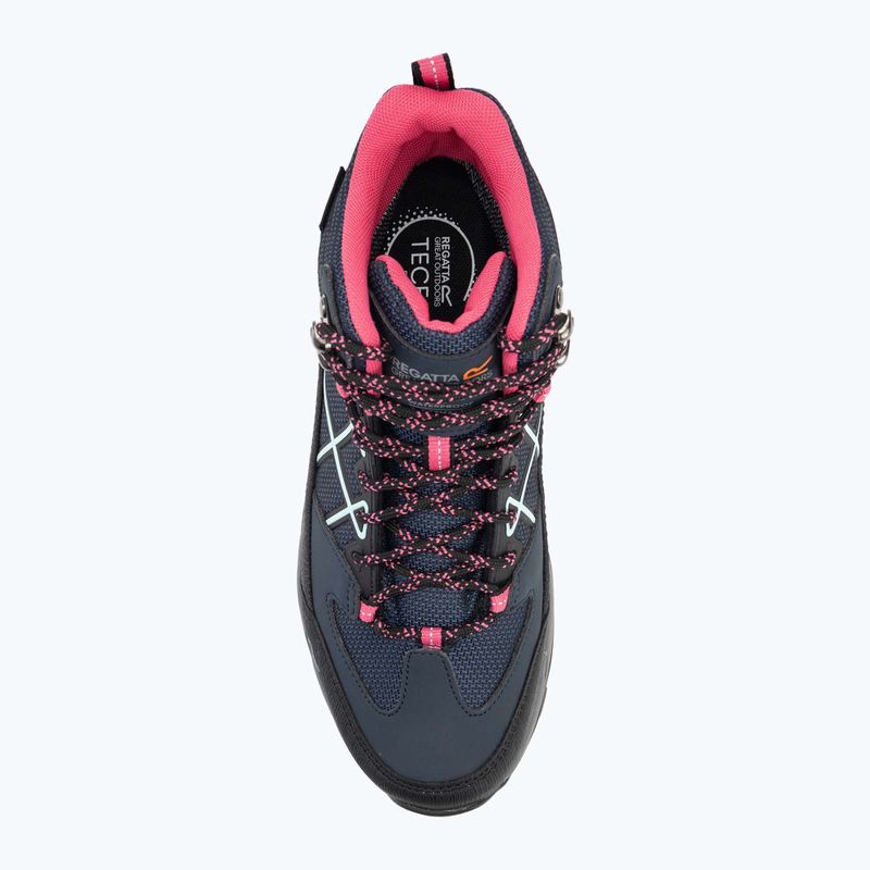 Încălțăminte de trekking pentru femei REGATTA Samaris III navy/pink 5