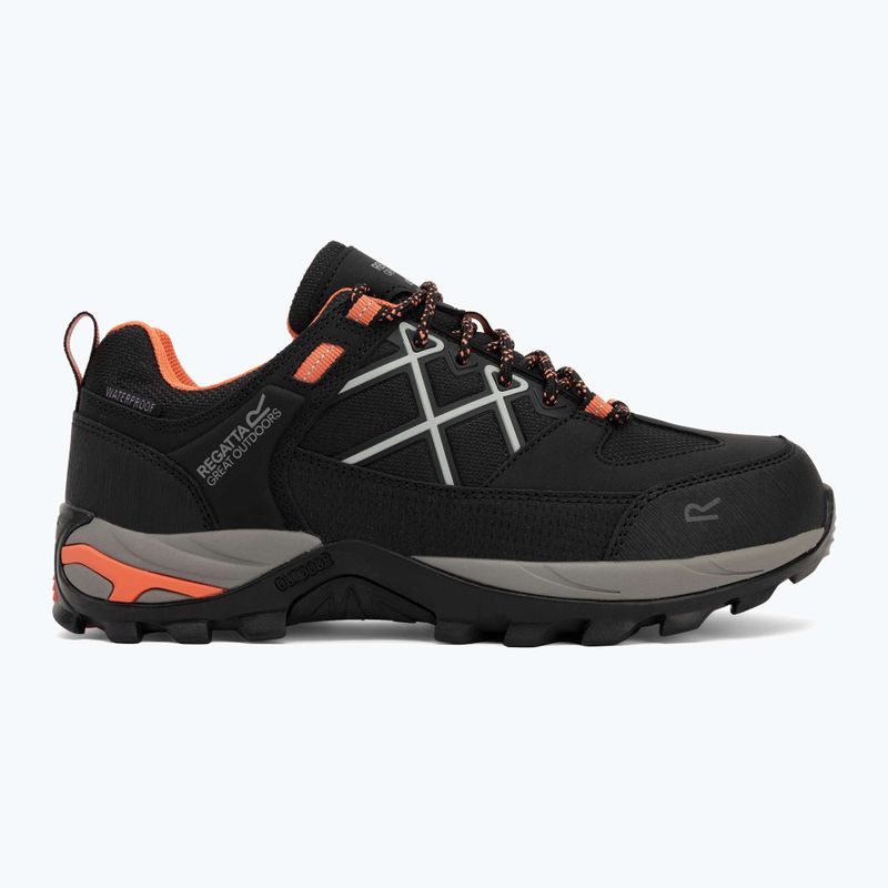Încălțăminte de trekking pentru femei REGATTA Samaris III Low black/satsuma 2