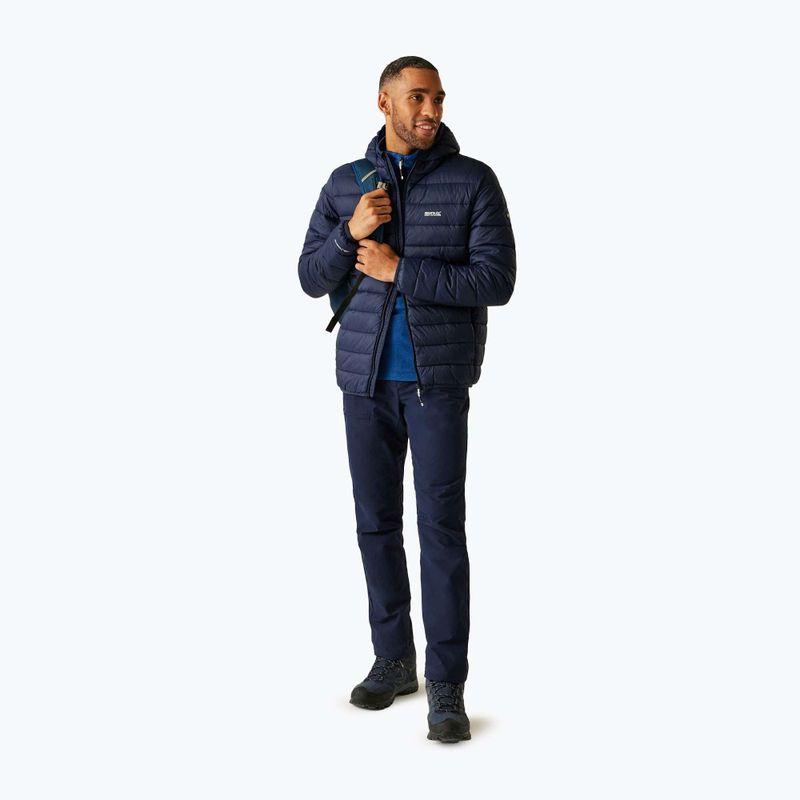 Geacă pentru bărbați REGATTA Hooded Marizion black navy/olympian blue 2