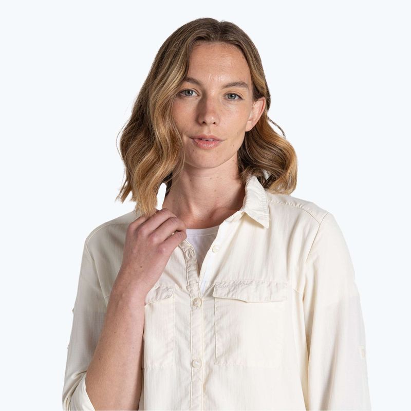 Tricou de trekking pentru femei Craghoppers NosiLife Adventure Long Sleeved Shirt III sea salt 4