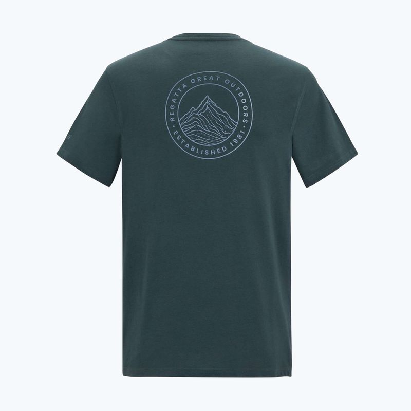 Tricou de trekking pentru bărbați REGATTA Breezed night sky 6