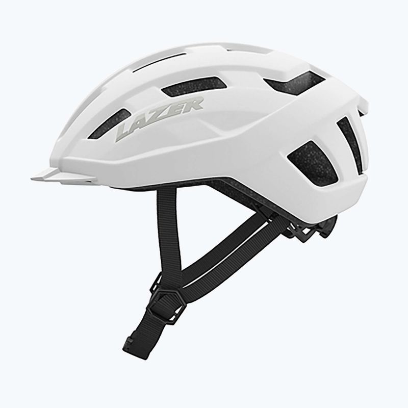 Cască de bicicletă Lazer Codax KinetiCore + net matte full white 2