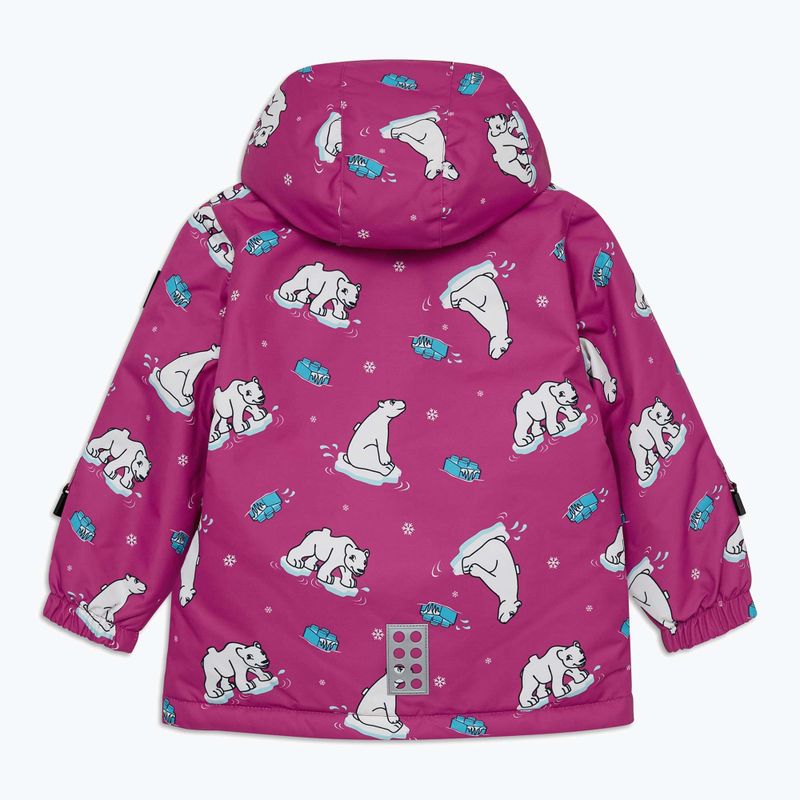 Geacă pentru copii LEGO Lwjeri 701 fuchsia 2