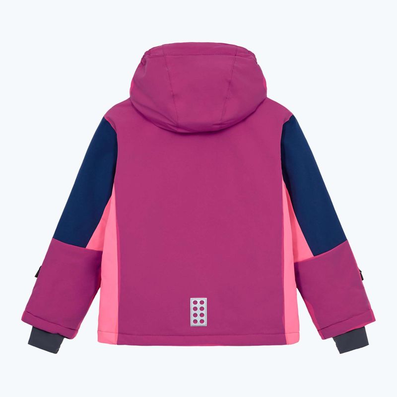 Geacă de schi pentru copii LEGO Lwjaz 801 fuchsia 2